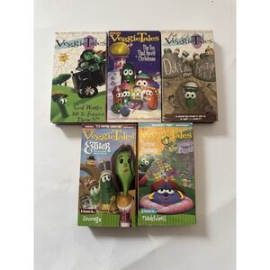 5 Veggie Tales VHS